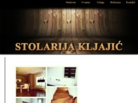 Frontpage screenshot for site: Stolarija Kljajić (http://stolarijakljajic.hr/)