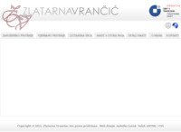Frontpage screenshot for site: (http://www.zlatarna-vrancic.hr)
