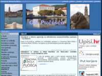 Frontpage screenshot for site: Osnovna škola Pučišća (http://os-pucisca.skole.hr/)