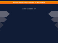 Frontpage screenshot for site: (http://www.ambasador.hr)