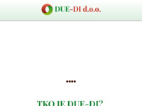 Frontpage screenshot for site: Due-Di proizvodnja terasa (http://www.due-di.hr)