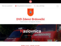 Frontpage screenshot for site: (http://www.dvdzdenci-brdovecki.hr)