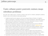 Frontpage screenshot for site: (http://www.jeftinoputovanje.com.hr/)