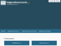 Frontpage screenshot for site: (http://www.knjigovodstveni-servisi.net)