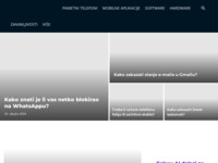 Frontpage screenshot for site: VIDI VIŠE | Dnevne vijesti iz svijeta IT tehnologije (http://www.vidi-vishe.com/)