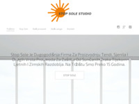 Slika naslovnice sjedišta: Stop Sole - Proizvodnja te ugradnja tendi i sjenila (http://www.stop-sole.hr)