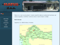 Frontpage screenshot for site: Matus d.o.o. (http://www.matus.hr)