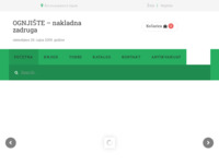 Frontpage screenshot for site: (http://www.ognjiste.hr)