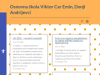 Frontpage screenshot for site: Osnovna škola Viktor Car Emin (http://os-vcemin-donjiandrijevci.skole.hr/)