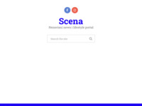 Frontpage screenshot for site: Scena hr (http://www.scena.hr)