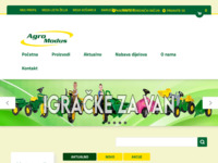 Frontpage screenshot for site: Agro Modus (http://www.agro-modus.hr)
