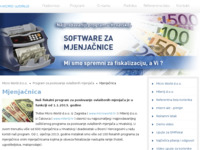 Frontpage screenshot for site: Fiskalni program za poslovanje ovlaštenih mjenjača tvrtke Micro World d.o.o (http://www.fiskalna-mjenjacnica.hr/)