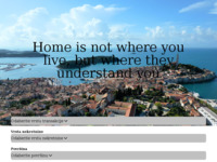 Frontpage screenshot for site: Rinda immobili - Rovinj - Croatia - Home (http://immobili.rinda.hr/)