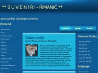 Frontpage screenshot for site: (http://www.suveniri-rimanic.hr)