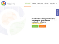 Frontpage screenshot for site: (http://www.probiotik.hr)