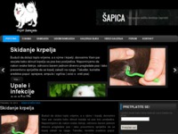 Frontpage screenshot for site: Svijet Samojeda (http://samojed.com.hr)