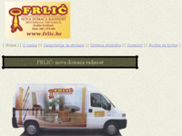 Frontpage screenshot for site: Frlić - drvotokarski i stolarski obrt (http://www.frlic.hr)