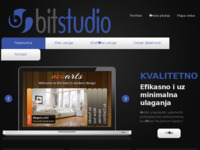 Frontpage screenshot for site: (http://www.bitstudio.hr/index.php)
