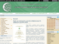 Slika naslovnice sjedišta: Islamska gimnazija dr. Ahmeda Smajlović (http://ss-drasmajlovic-zg.skole.hr)