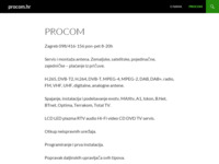 Frontpage screenshot for site: Procom (http://www.procom.hr)