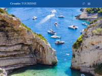 Frontpage screenshot for site: (http://www.croatietourisme.com)