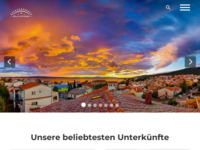 Frontpage screenshot for site: Turistička agencija Sunrise, Selce (http://www.sunrise.hr)