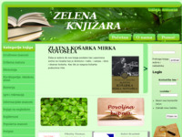 Frontpage screenshot for site: (http://www.zelenaknjizara.net)