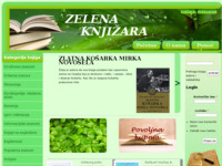 Frontpage screenshot for site: (http://www.zelenaknjizara.net)