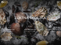 Frontpage screenshot for site: Restoran u Zagrebu Zlatna školjka (http://www.zlatnaskoljka.hr)
