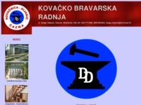 Frontpage screenshot for site: Kovačnica Dijanić (http://www.dijanic.hr)
