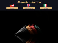 Frontpage screenshot for site: Kornet Okučani (http://www.kornet.com.hr)