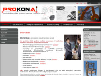 Frontpage screenshot for site: Prokona - projektiranje, konzalting i trgovina u strojarstvu (http://www.prokona.eu)