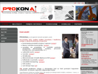 Frontpage screenshot for site: Prokona - projektiranje, konzalting i trgovina u strojarstvu (http://www.prokona.eu)