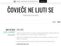 Slika naslovnice sjedišta: Čovječe ne ljuti se (http://covjeceneljutise.wordpress.com/)