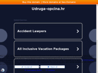 Frontpage screenshot for site: (http://www.udruga-opcina.hr)