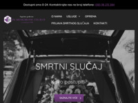 Frontpage screenshot for site: (http://www.pogrebno-inmemoriam.hr)