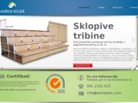 Frontpage screenshot for site: Montažne tribine i sklopive pozornice bine za priredbe (http://www.adriasilex.hr/)