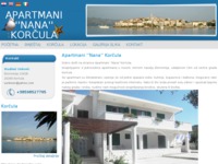Frontpage screenshot for site: Apartmani Katica - Korčula (http://www.apartmani-katica-korcula.hr )