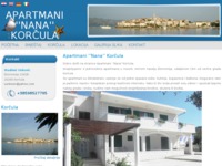 Frontpage screenshot for site: (http://www.apartmani-katica-korcula.hr )