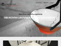 Frontpage screenshot for site: Oblikovna likovna radionica Plemenitaš (http://olr-plemenitas.hr)