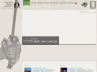 Frontpage screenshot for site: Mačevni plesovi - Institut za etnologiju i folkloristiku (http://macevni-plesovi.org/)