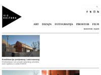 Frontpage screenshot for site: (http://vizkultura.hr)