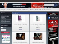 Frontpage screenshot for site: V2 elektronska cigareta (http://www.v2smoke.hr/)