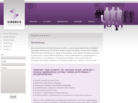 Frontpage screenshot for site: (http://www.sinergis.hr/marketing.html)