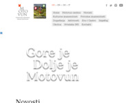 Frontpage screenshot for site: TZ Motovun - Montona (http://www.tz-motovun.hr)