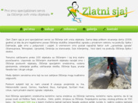 Frontpage screenshot for site: (http://www.zlatnisjaj.com)