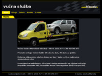 Frontpage screenshot for site: Vučna sluba Mariola - Zagreb - (0-24h) (http://www.vucna-sluzba.hr)