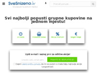 Frontpage screenshot for site: (http://www.svesnizeno.hr)