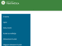 Frontpage screenshot for site: Dječji vrtić Tratinčica – Seget Donji (http://www.djecjivrtictratincica.hr/)