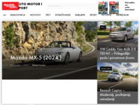 Frontpage screenshot for site: (http://automotorisport.hr)